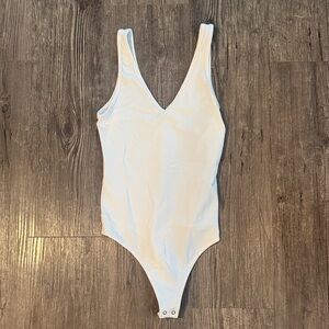 Abercrombie Soft Collection White Bodysuit